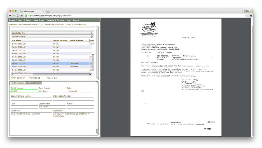 Document Review